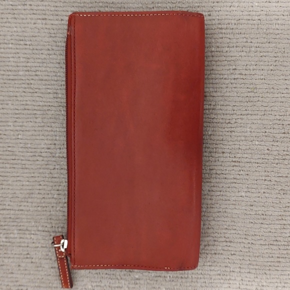 Red Leather Coach Wallet - Picture 5 of 5